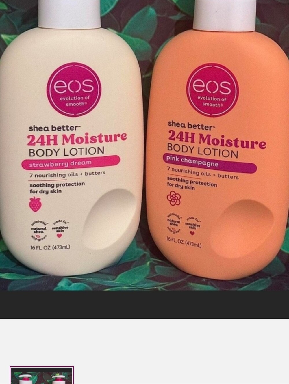 #eos #strawberrydreams #lotion